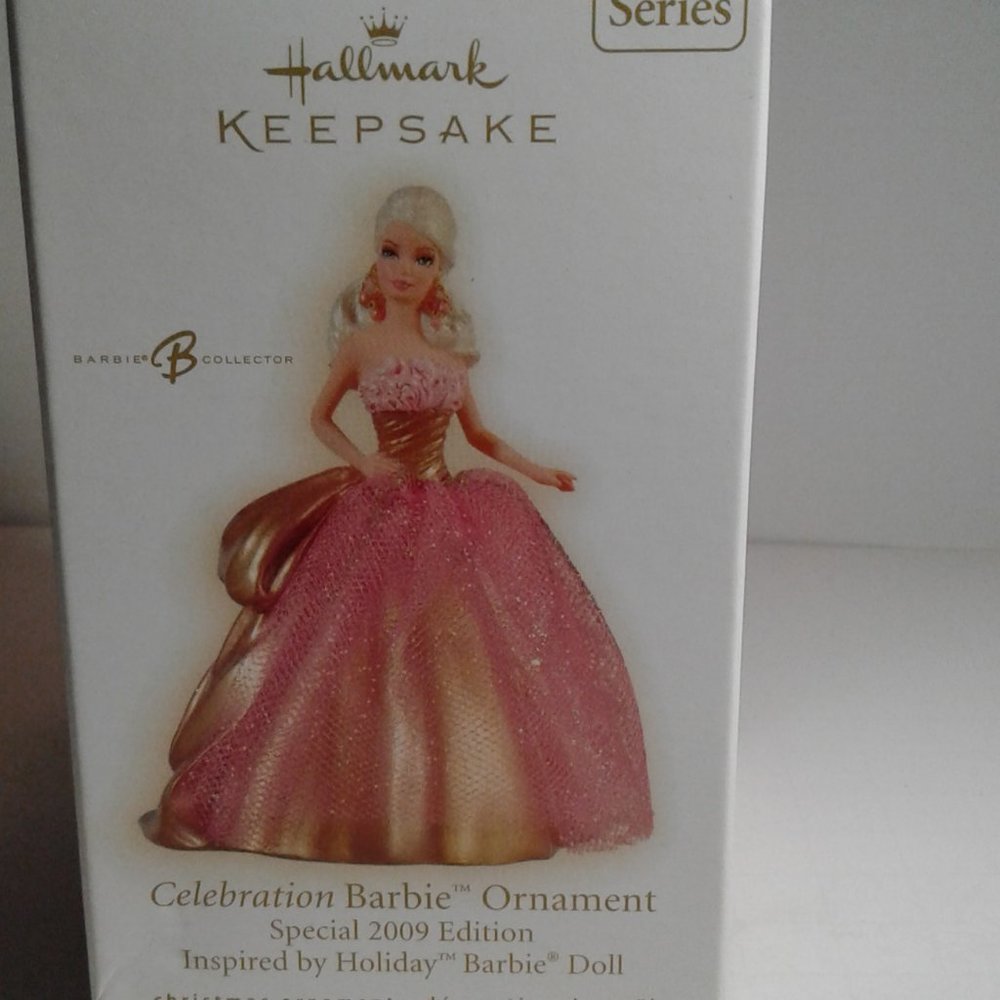 Ornament Hallmark Keepsake: Celebration Barbie Special 09 Edition 10th in Series